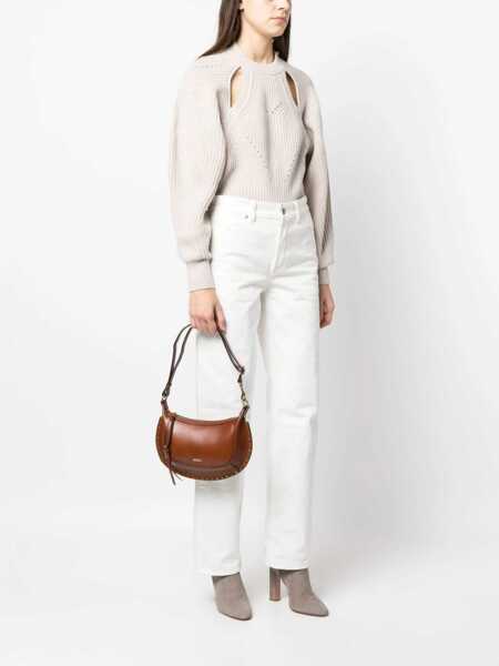 Genti de umar Isabel Marant Oskan Moon small shoulder bag Brown Femei (BM 18400677) 2