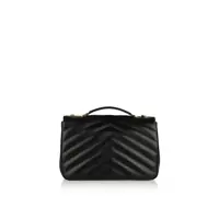 Genti de mana Saint Laurent Dama - Genti de mana Saint Laurent Saint Laurent Loulou Large Leather Shoulder Bag Black Femei (BM 18400812) - B-mall.ro
