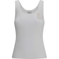 Topuri Ribbed jersey Top Femei