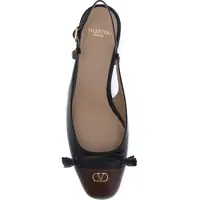 Incaltaminte Dama - Balerini Valentino Garavani Valet Du Roi Ballerinas NERO-LIGHT COFFEE Femei (BM 18400837) - B-mall.ro