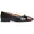 Valentino Garavani Valet Du Roi Ballerinas NERO-LIGHT COFFEE