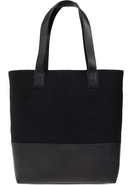 Genti de mana Alexander McQueen Canvas Tote Bag BLACK/SILVER Barbati (BM 18400846) 3