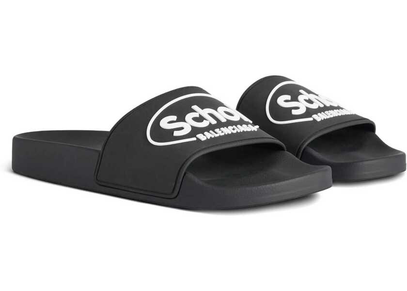 Sandale Balenciaga Rubber Slippers BLACK Barbati (BM 18400855) 2