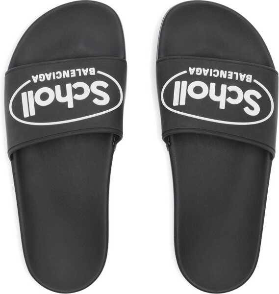 Sandale Balenciaga Rubber Slippers BLACK Barbati (BM 18400855) 4