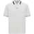 Ferragamo Logoed Polo Shirt WHITE/MOSS/GINGER