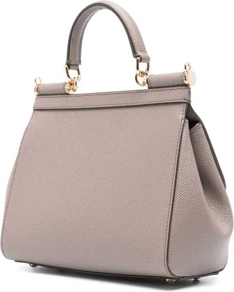 Genti de mana Dolce & Gabbana Leather Handbag FANGO CHIARO Femei (BM 18400903) 3