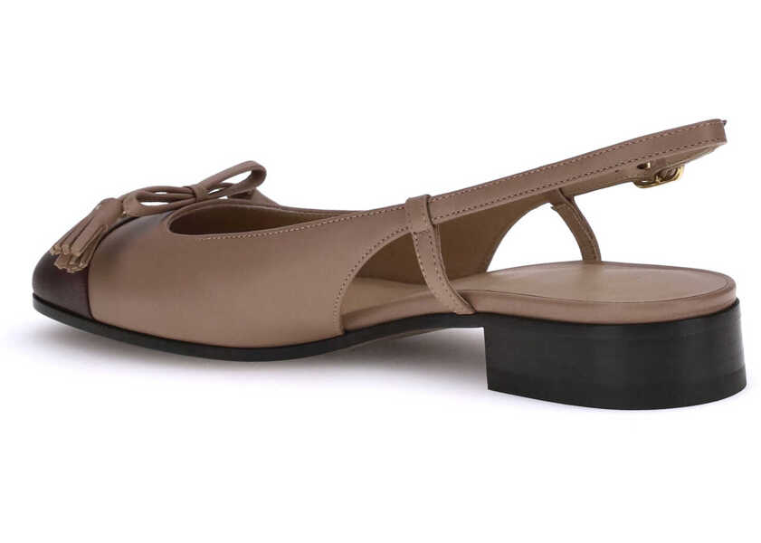 Balerini Valentino Garavani Valet Du Roi Ballerinas ROSE CANNELLE/DARK GARNET Femei (BM 18400921) 3