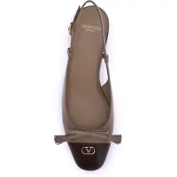 Balerini Valentino Garavani Dama - Balerini Valentino Garavani Valet Du Roi Ballerinas ROSE CANNELLE/DARK GARNET Femei (BM 18400921) - B-mall.ro