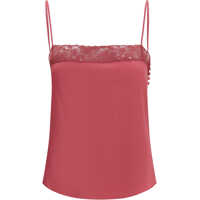 Topuri crêpe de chine and lace Top Femei