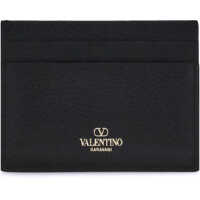 Portofele Dama - Portofele Valentino Garavani Rockstud Card Holder NERO Femei (BM 18400966) - B-mall.ro
