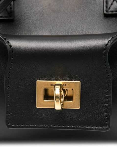 Genti de mana Balenciaga Bel Air mini Handbag BLACK Femei (BM 18400975) 4