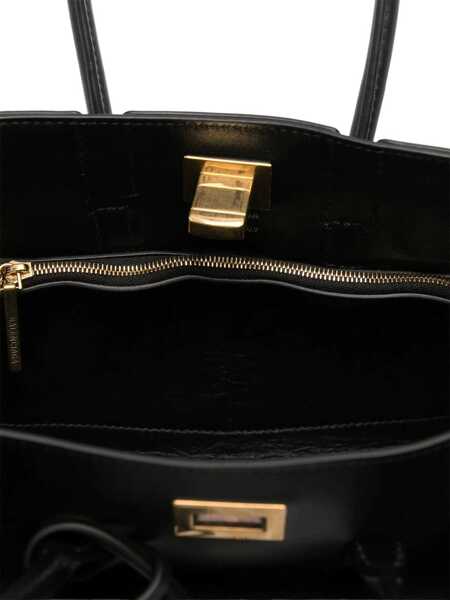 Genti de mana Balenciaga Bel Air mini Handbag BLACK Femei (BM 18400975) 5