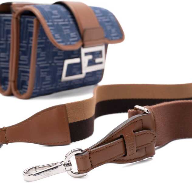 Genti de mana Fendi Baguette denim Shoulder Bag STONEDARK NUTP Barbati (BM 18400984) 5