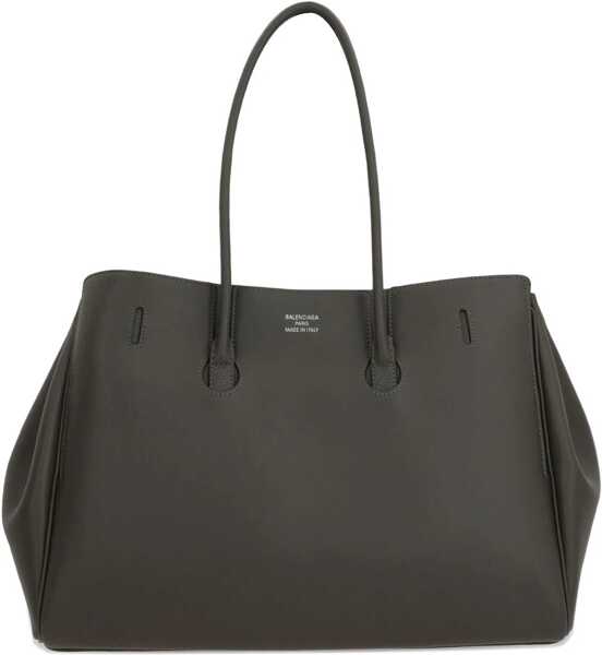 Genti de umar Balenciaga Bel Air medium Shoulder Bag KHAKI Femei (BM 18401023) 2