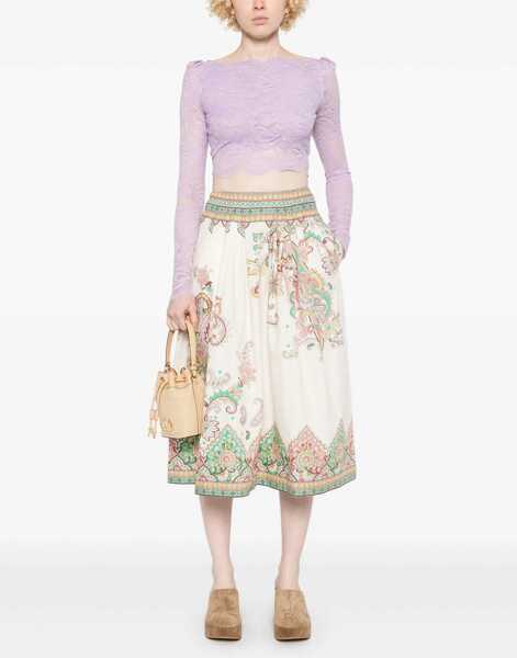Fuste casual ETRO Paisley Print Midi Skirt MULTICOLOUR Femei (BM 18401236) 2