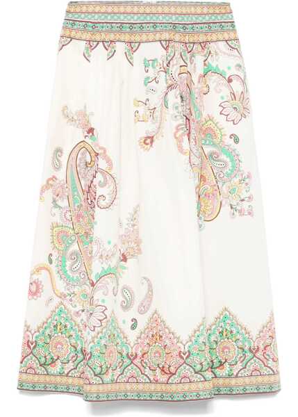 Fuste casual ETRO Paisley Print Midi Skirt MULTICOLOUR Femei (BM 18401236) 1