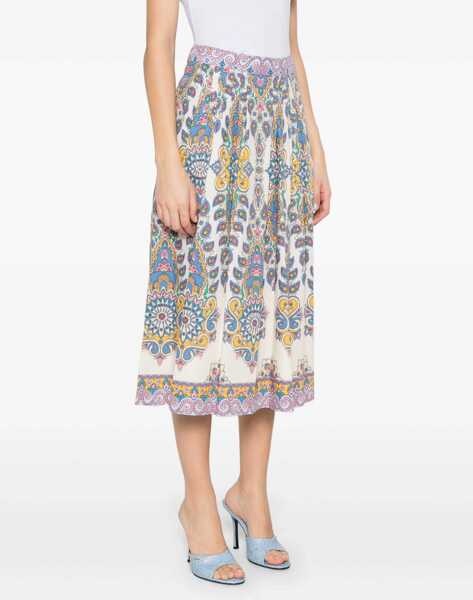 Fuste casual ETRO Paisley Print Midi Skirt MULTICOLOUR Femei (BM 18401242) 3