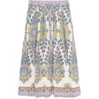 Fuste casual Paisley Print Midi Skirt Femei