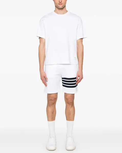 Tricouri Thom Browne Oversized T-Shirt WHITE Barbati (BM 18401410) 2