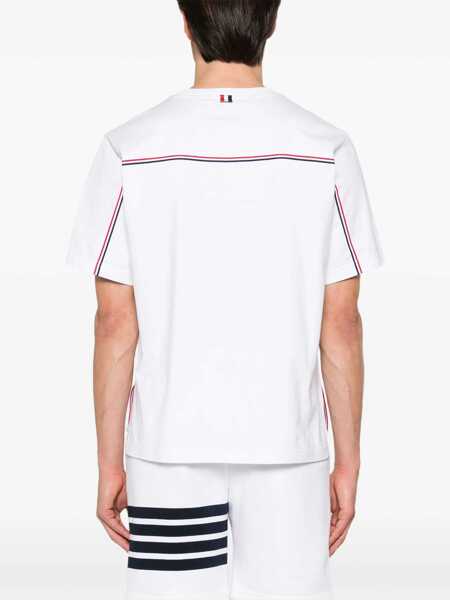 Tricouri Thom Browne Oversized T-Shirt WHITE Barbati (BM 18401410) 3