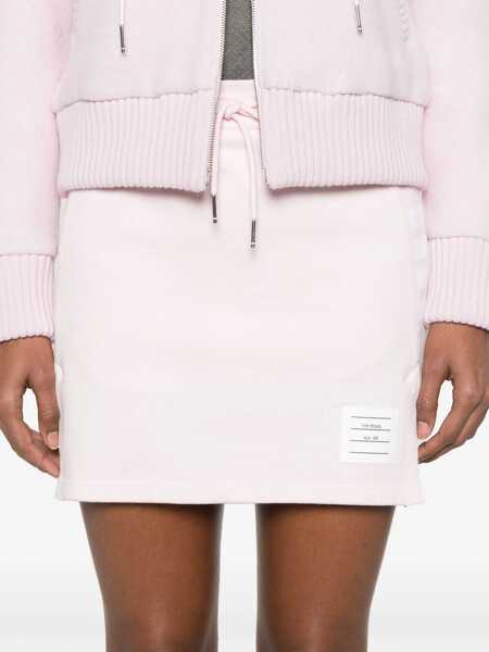 Fuste Thom Browne Cotton Mini Skirt LT PINK Femei (BM 18401419) 5