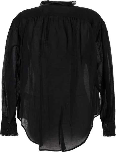 Bluze ISABEL MARANT ETOILE Pamias Blouse BLACK Femei (BM 18401452) 2