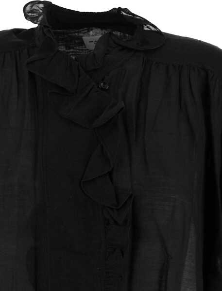 Bluze ISABEL MARANT ETOILE Pamias Blouse BLACK Femei (BM 18401452) 3