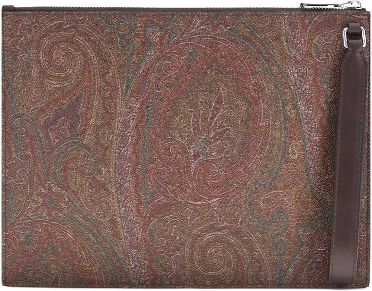 Genti de mana ETRO Arnica Pouch with Pegaso M0019 Barbati (BM 18401470) 3