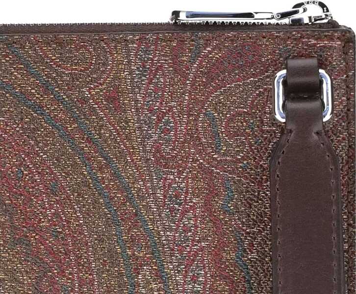 Genti de mana ETRO Arnica Pouch with Pegaso M0019 Barbati (BM 18401470) 5