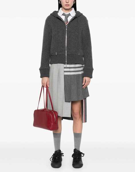 Bluze de trening Thom Browne Wool Hoodie CHARCOAL Femei (BM 18401485) 2