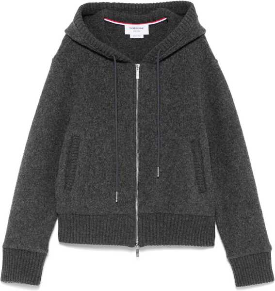 Bluze de trening Thom Browne Wool Hoodie CHARCOAL Femei (BM 18401485) 1