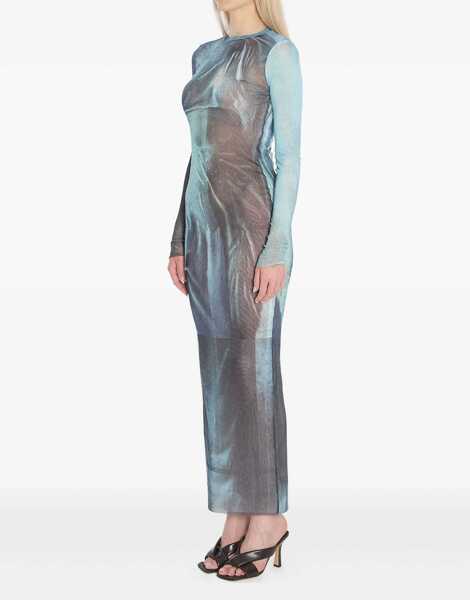 Rochii elegante Jean Paul Gaultier Water Long Dress BLUE Femei (BM 18401494) 2