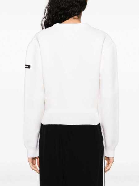Pulovere Balenciaga Virgin wool Sweater WHITE Femei (BM 18401524) 4