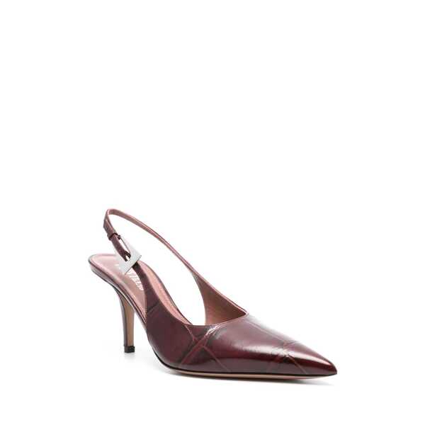 Pantofi cu toc Paris Texas Paris Texas Jessica Leather Slingback Pumps Red Femei (BM 18401577) 2