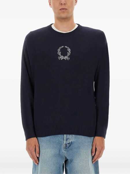 Pulovere casual Moschino Wool And Cashmere Pullover BLUE Barbati (BM 18401590) 1