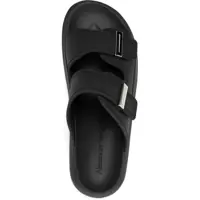 Sandale Alexander McQueen pentru Barbati - Sandale Alexander McQueen Sandalo Hybrid Double Buckle BLACK Barbati (BM 18401593) - B-mall.ro