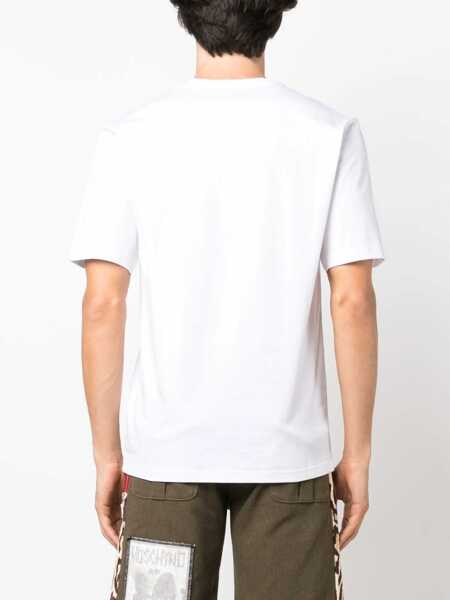Tricouri Moschino T-Shirt With Print WHITE Barbati (BM 18401644) 4