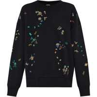 Bluze de trening Sweatshirt With "Floral" Embroidery Femei