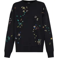 Bluze de trening Sweatshirt With "Floral" Embroidery Femei