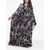 Balenciaga Pleated Maxi Dress With Floral Motif Multicolor