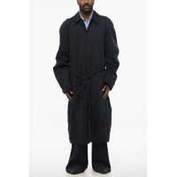 Paltoane Lined Cotton Unisex Trench Coat With Hidden Buttoning Barbati