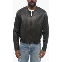 Bomber jacket Lambskin Zip-Up Bomber Jacket Barbati