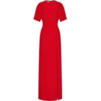 Rochii lungi Silk Short-Sleeved Long Dress Femei