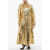 Dolce & Gabbana Wrinkled Effect Lam&egrave; Fabric Trenchcoat Gold