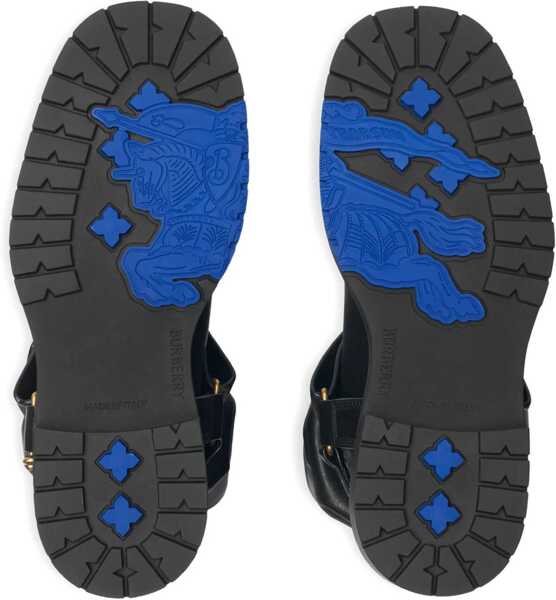 Incaltaminte Burberry Saddle Boots BLACK Femei (BM 18401797) 4