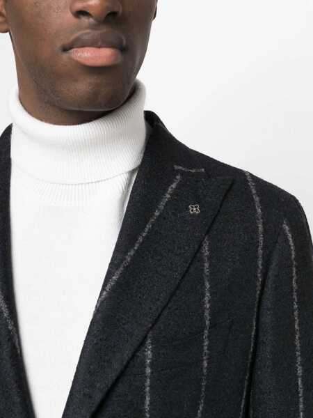 Geci Tagliatore Grey Single-Breasted Jacket With Notched Revers In Wool Man GREY Barbati (BM 18402303) 5