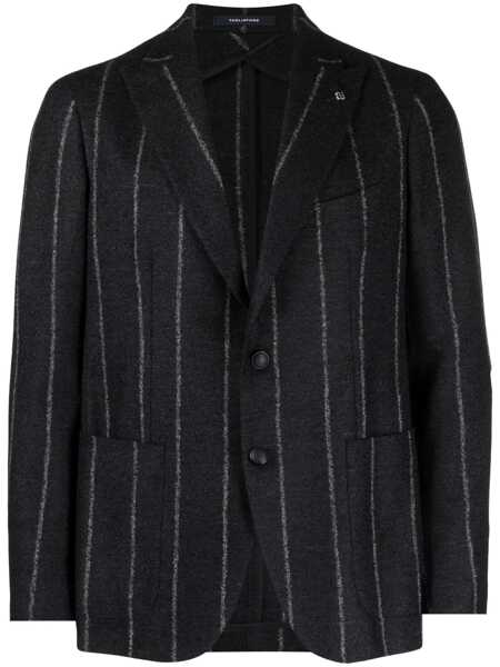 Geci Tagliatore Grey Single-Breasted Jacket With Notched Revers In Wool Man GREY Barbati (BM 18402303) 1