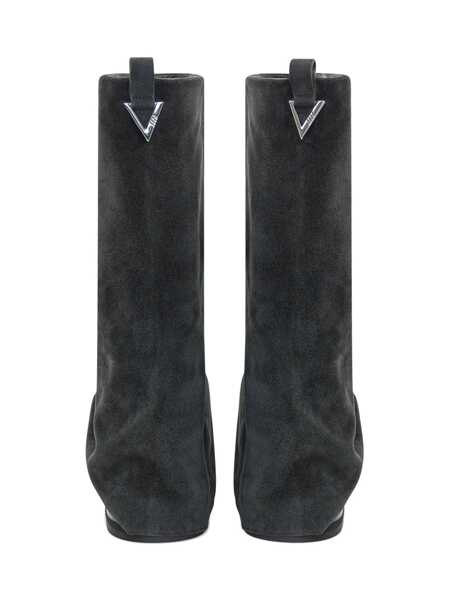 Bocanci THE ATTICO The Attico Black Suede Boot The Attico GREEN Femei (BM 18402399) 4