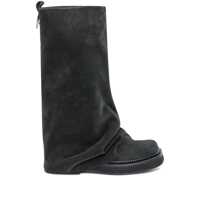 Bocanci The Attico Black Suede Boot The Attico Femei