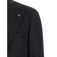 Costume Tagliatore pentru Barbati - Costume Tagliatore Black Single-Breasted Suit With Peak Revers In Wool Stretch Man Black Barbati (BM 18402678) - B-mall.ro